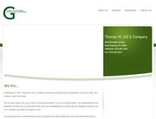 Tablet Screenshot of gillcpas.com